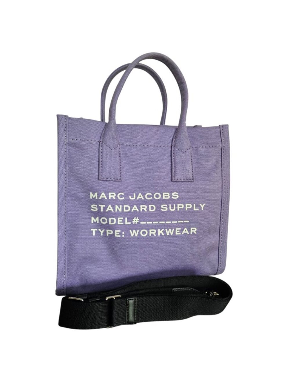 NWT！NEW！Marc Jacobs Standard Supply Canvas Tote -Medium Purple Wisteria